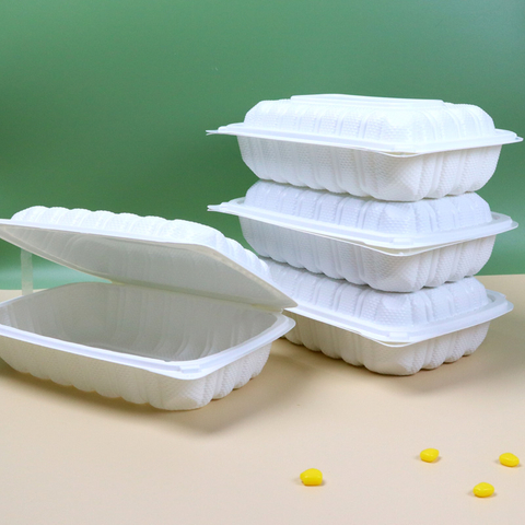 White Black PP Plastic Microwaveable Take-Out Containers-HSQY 96PP1C