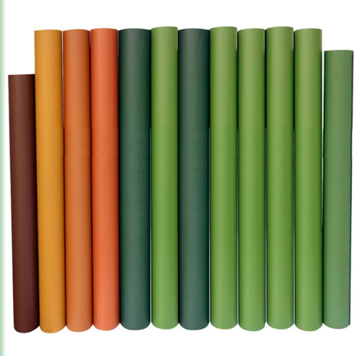 Light Green PVC Rigid Plastic Sheet/Film for Artificial grass fence lawn carpets