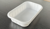Model LL02 - 10 oz Rectangle Black Airline CPET Tray
