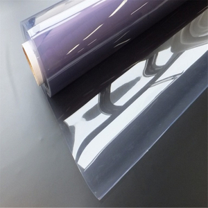 Film flexible mou de PVC de haute transparence pour la couverture de table