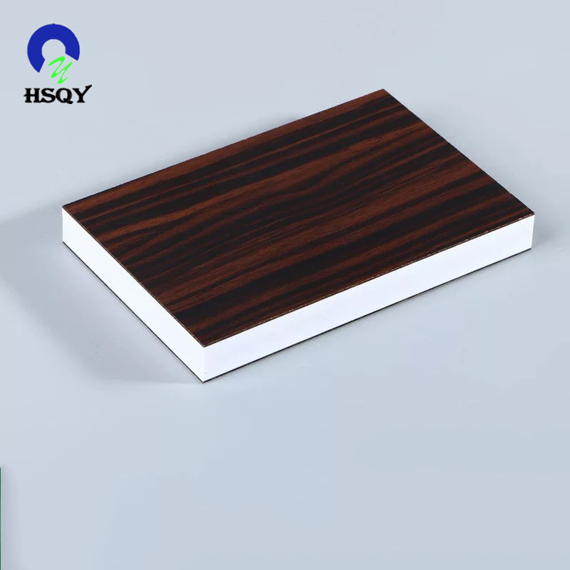 PVC-Platte mit Holzmaserung, laminierte PVC-Schaumplatte