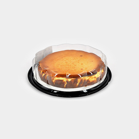 HSQY Einweg-Kuchenbehälter aus Kunststoff, 15,2 cm, 17,8 cm, 20,3 cm, transparent