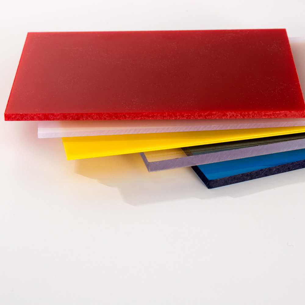 Kleurrijke gegoten acrylplaat