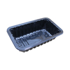 HSQY 8.7x5.2x1.2 Inch Rectangle Green PP Plastic Meat Tray