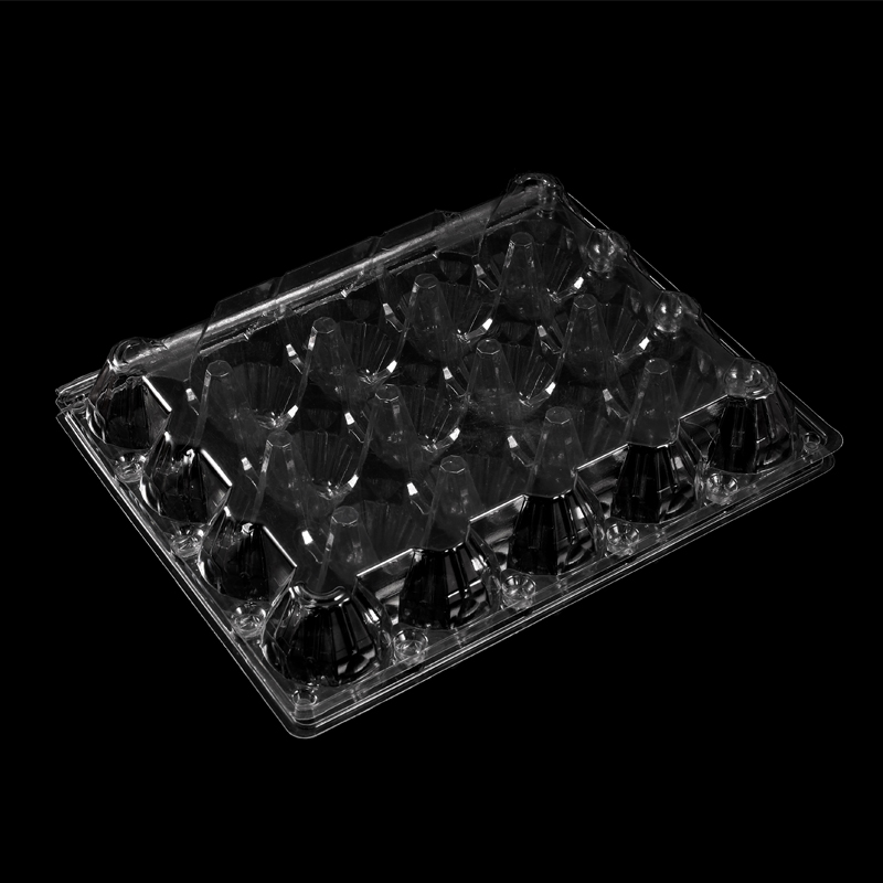 HSQY 20-count Clear Plastic Egg Cartons