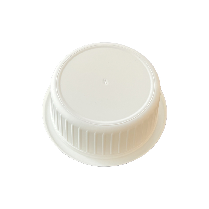 Model 028 - Khay CPET tròn màu trắng 6 oz