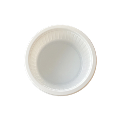 Модель 028 — круглый белый поднос из CPET на 6 унций