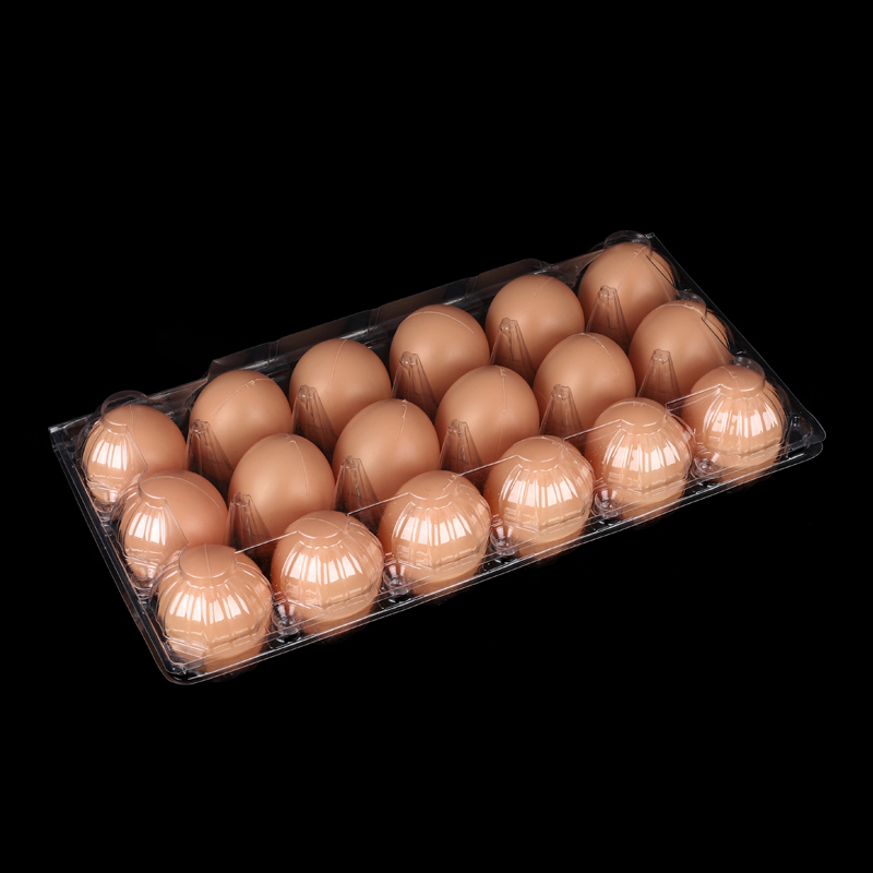 Прозрачные пластиковые коробки для яиц HSQY по 18 штук