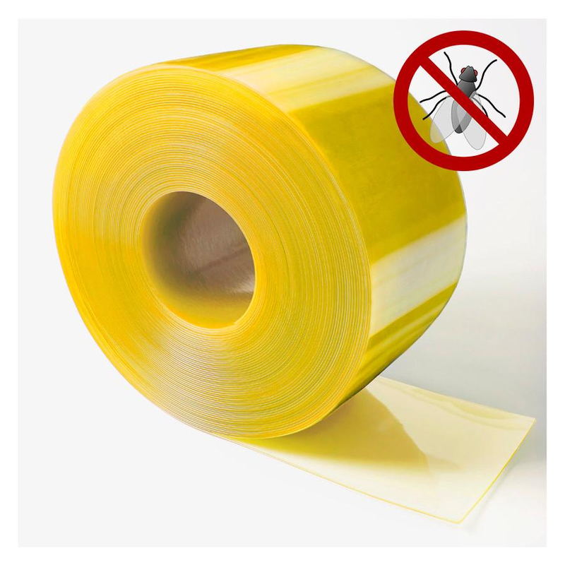 Yellow Anti-Insect Door Curtain For Warehouse