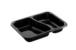 Eco-Friendly At Reusable Disposable CPET Takeaway Meals Food Tray