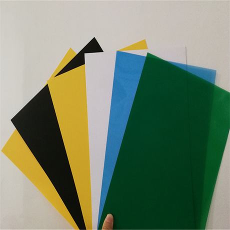 HSQY fabriek groothandelsprijs PVC stijve plaat met verschillende kleuren voor briefpapier bindende dekking Msde in China