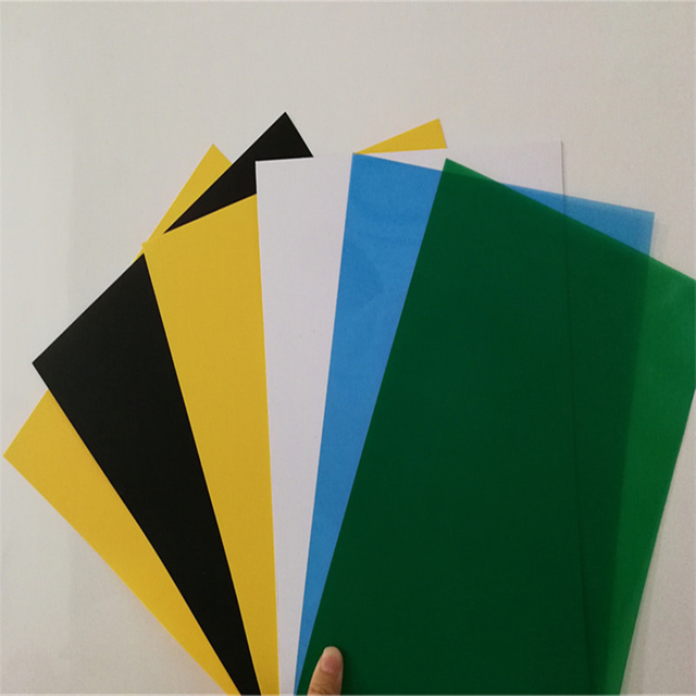 HSQY ফ্যাক্টরি পাইকারি মূল্য PVC রিজিড শীট যার বিভিন্ন রঙের জন্য স্টেশনারি বাইন্ডিং কভার Msde চীনে