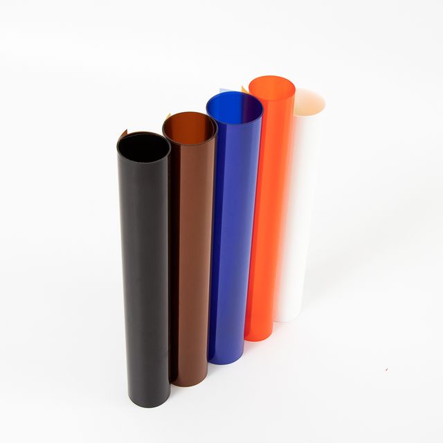 Färgglada styva PVC-ark Anpassa storlek kinesisk tillverkare