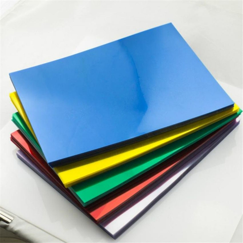 150 200 240Micron A3 A4 Book Cover PVC Binding Sheets