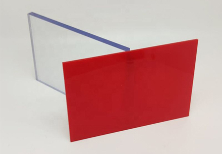 red polycarbonate sheet