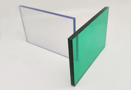 green polycarbonate sheet