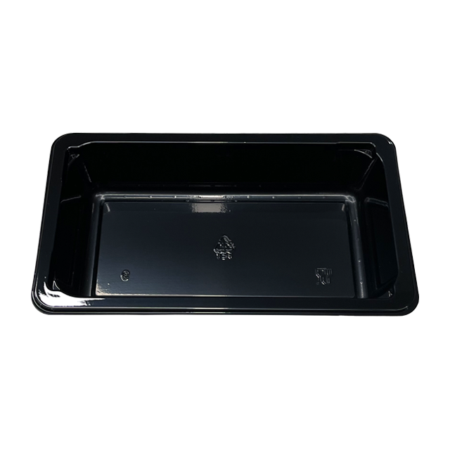 Modelo 001 - 10 oz Rectangle White Airline CPET Tray