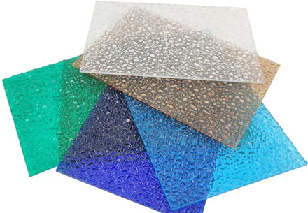 colored embossed polycarbonate sheet