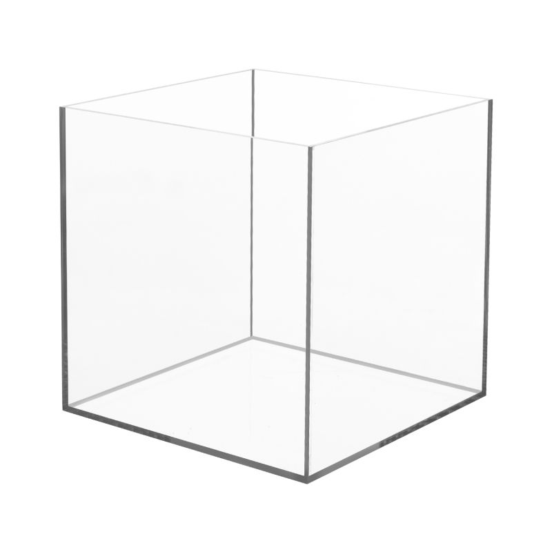 5 sided acrylic display boxes