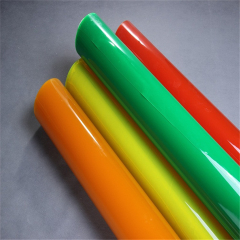 Mjuk plastfärgad vinylfolie för golv och dekoration i PVC-material