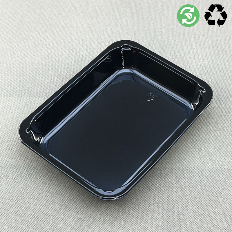 Chinese Direct Price Disposable Black/White Eco-Friendly CPET Food Tray