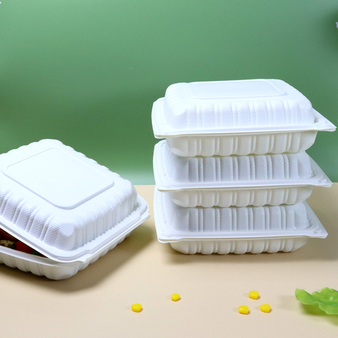 HSQY Disposable PP Plastic Take Out Container Food Box 91PP1C