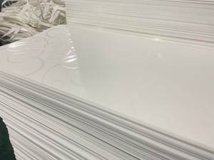 HSQY 0.3 مم عرض 500 مم لوح بلاستيك بولي بروبيلين أبيض