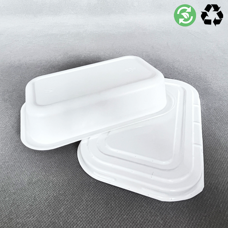 100% Leak Proof Recyclable Black White Cpet Plastic Food Tray 