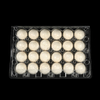 HSQY 24-count Clear Plastic Quail Egg Cartons Box