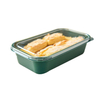 HSQY 3.5x3.9x2.4 Inch Disposable Plastic Clear Bakery Container