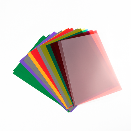 Stijve kleurrijke A4 PVC-plaat briefpapier-HSQY 
