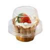 HSQY 1 2 4 6 12 24 Đếm Hộp đựng bánh cupcake bằng nhựa trong suốt dùng một lần