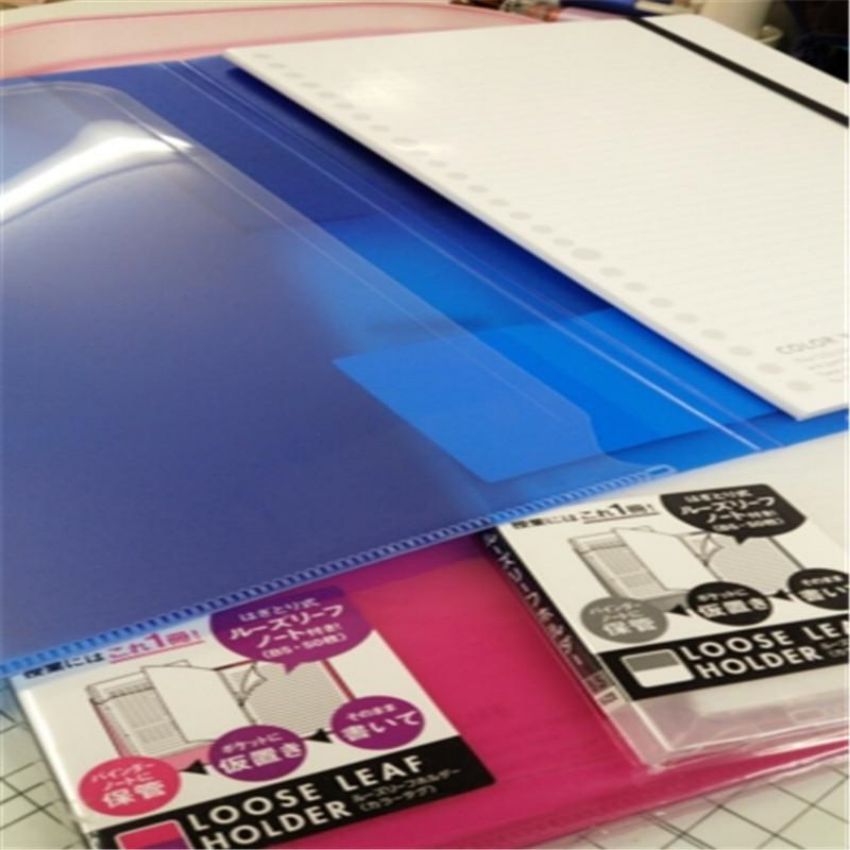 Transparent PVC Binding Sheet For Stationery Binding Cover