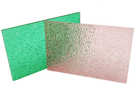 pink embossed polycarbonate sheet