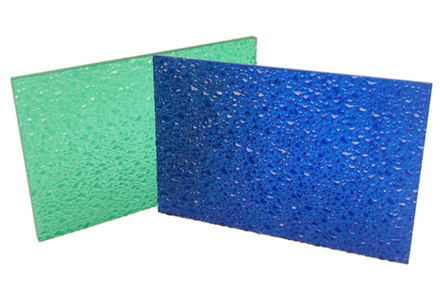 blue embossed polycarbonate sheet