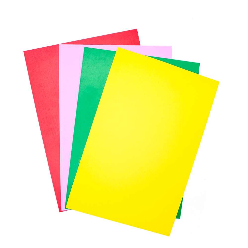 Colourful PVC Plastic Sheet For Stationery Binding Cover