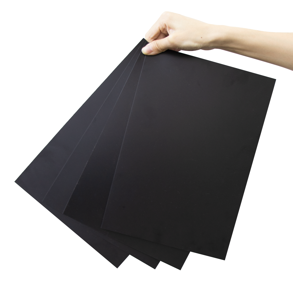 Black Matt And Glossy PVC Rigid Sheet
