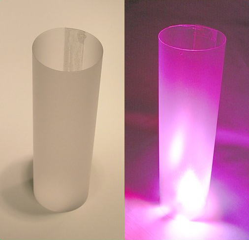 matte Kunststofffolie für Lampenschirm