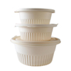 PLA Beige Disposable Food Trays