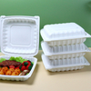 HSQY Disposable PP Plastic Take Out Container Food Box 91PP1C