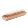 HSQY 3.5x3.9x2.4 Inch Disposable Plastic Clear Bakery Container