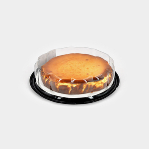 HSQY डिस्पोजेबल 6' 7' 8' क्लियर केक बॉक्स प्लास्टिक केक कंटेनर