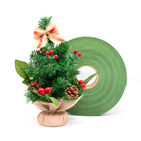 Pagar Vinyl Filem PVC Hijau untuk pokok Krismas 