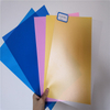Buntes, transparentes PVC-Blatt im A4-Format für den Einband von Briefpapier