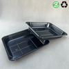 Wholesale Black White Microwavable Deep Disposable CPET Packing Trays