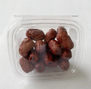 HSQY 6.81*6.81 Inci Kotak Buah-buahan Haiwan Peliharaan Dulang Plastik PET Bulat Bulat Jelas