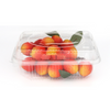 HSQY 7.48*6.1 Inches PET Fruit Box Disposable Rectangle Clear PET Plastic Tray