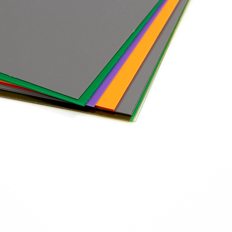HSQY – couverture de livre en pvc transparent, format a3, a4, a5, feuille de reliure en plastique mat transparent