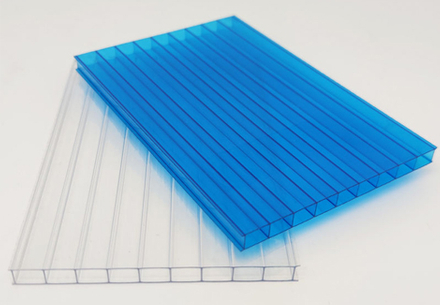 blue twinwall polycarbonate sheet