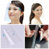 Folha de plástico transparente de alta qualidade antiembaçante PET 0,25 mm à prova de respingos para protetor facial transparente